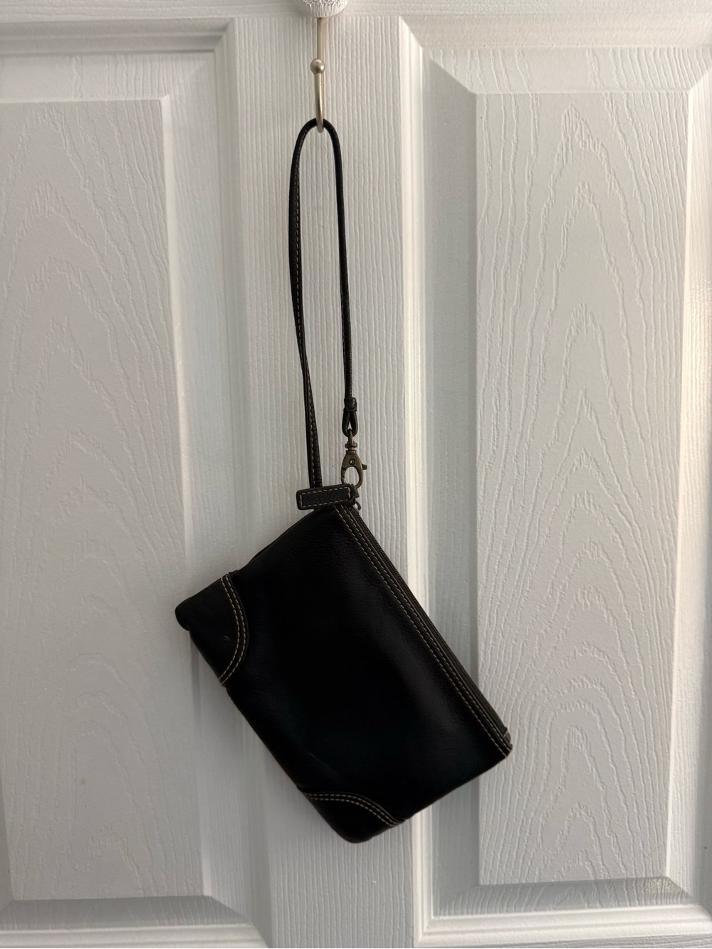 Vintage Levenger Fine Leather Goods Wristlet Clutch